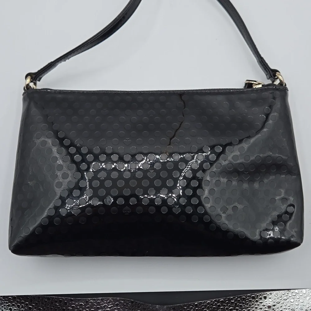 KATE SPADE New York Amy Beale Street Crossbody Bag Black Patten Leather